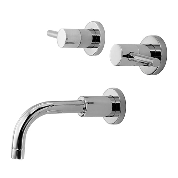 Newport Brass Tub Faucet, Matte White, Wall 3-1505-52 - main